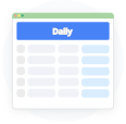 Daily timesheet Excel template 