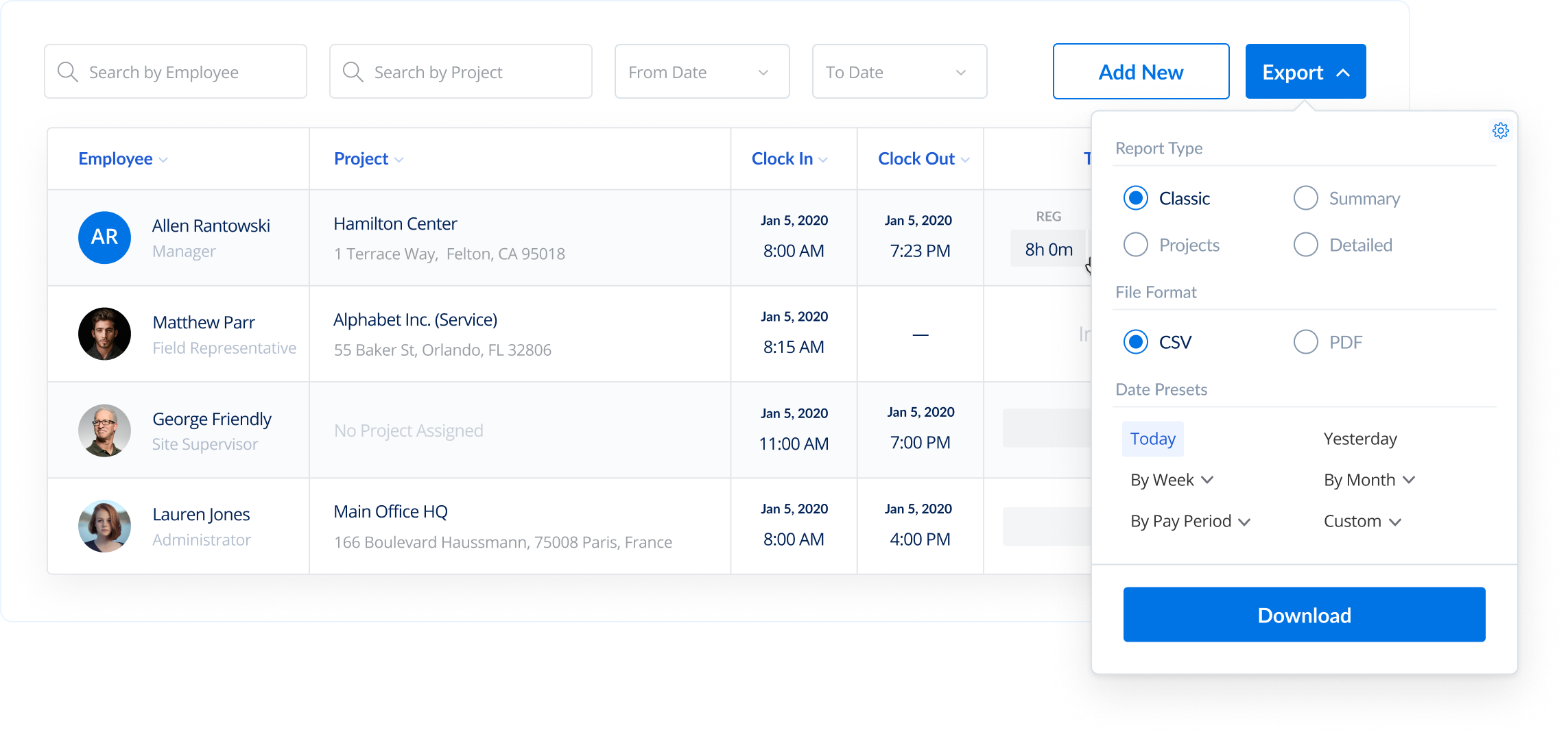 Best time card app for hourly employees clockineasy